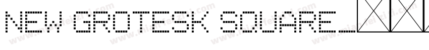 New Grotesk Square字体转换